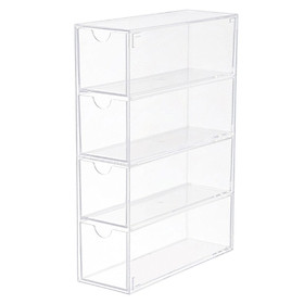 Makeup Organizer 4 Drawers Acrylic  for Glasses Bathroom