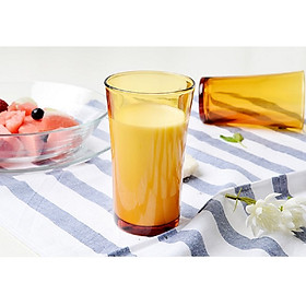 {Hàng chính hãng} Bộ 6 ly cao D1012D Duralex - Lys vàng Amber 280ml Thủy tinh cường lực cao cấp Pháp