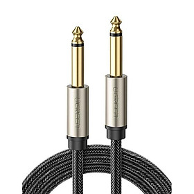 Mua Cáp 6.5mm TS âm thanh Pro audio đầu mạ vàng 2M màu xám 24k Ugreen 128AT10638AV Hàng chính hãng