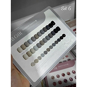 Set Sơn Gel BUBGIR 12 Màu Xanh Xám Số 40 Làm Nail Chuẩn Màu Chai 15ml, Tặng Bảng Màu Cao Cấp, Sơn Móng BUB GIR Đậm Mướt Không Lem, Bền Màu Nữ Women