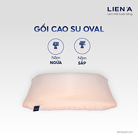 Gối cao su liên á oval lagov3550 - trắng
