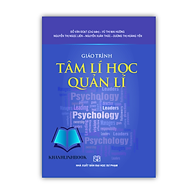 Hình ảnh Sách - Giáo trình Tâm lí học quản lí