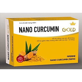 Nano curcumin Gold Kingphar, hộp 30 viên