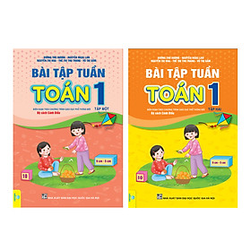 Combo 2 cuốn Bài tập Tuần Toán 1 - Cánh diều