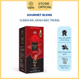 Cà phê Rang Xay Gourmet Blend Trung Nguyên Legend - Hộp 500gr - Hương vị đậm đà, lôi cuốn - Pha Phin
