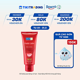 Sữa rửa mặt cải thiện dấu hiệu lão hóa dạng kem Hada Labo Pro-Aging Retinol B3 Cleanser 80g