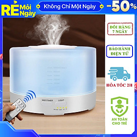 MÁY XÔNG TINH DẦU CAO CẤP CHUYÊN DỤNG CHO PHÒNG LỚN, CÓ ĐIỀU KHIỂN TỪ XA, ĐÈN LED TRANG TRÍ RẤT ĐẸP