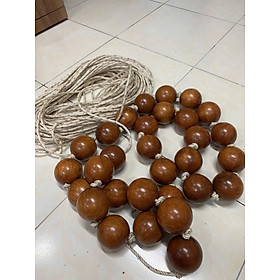 Vòng Lắc Eo Giảm Mỡ Bụng Hiệu Quả , Dễ Sử Dụng , Dùng Cho Mọi Đối Tượng - Vòng Hạt Gỗ Hương Cao Cấp 40 Hạt