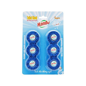 Hình ảnh Vỉ 6 viên tẩy và làm thơm toilet Hando