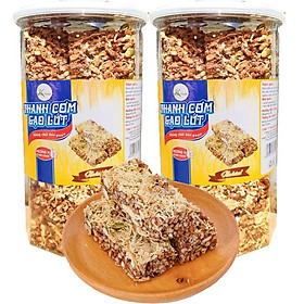 [Combo 2 Hũ] Thanh Cơm Gạo Lứt Chà Bông Thượng Hạng SK FOOD Mỗi Hũ 250G