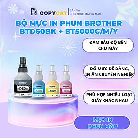 Mua Bộ Mực In Phun Brother BTD60BK + BT5000C/M/Y - Hàng Chính Hãng