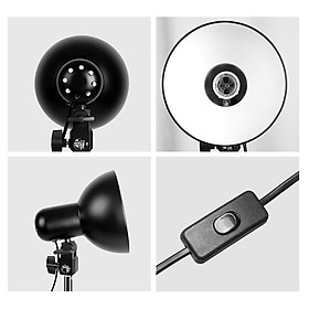 Mua Bộ đèn chụp ảnh sản phẩm  CHUÔI CHỤP ĐÈN chụp hình studio chân 2 mét bóng nấm  155w chỉnh màu
