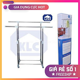 Mua Giá Treo Quần Áo 2 Giàn inox có bánh xe