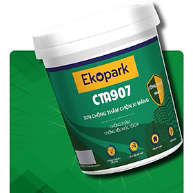 Mua Sơn chống thấm trộn xi măng CT-A907 - THÙNG 12KG - Sơn thể lỏng kết hợp với xi măng  chống thấm  chống rêu mốc  không cháy  không độc hại
