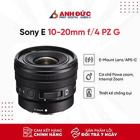 Ống kính Sony E PZ 10-20mm F4 G - Hàng Chính Hãng