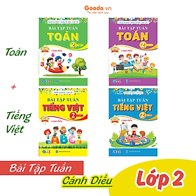 Combo Bài Tập Tuần Toán, Tiếng Việt Lớp 2 - Cánh Diều (Tự Chọn Sách)