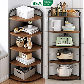 Mua Kệ góc đa năng 5 tầng khung thép chống ghỉ thương hiệu IGA - GM130