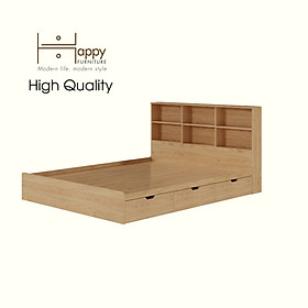 [Happy Home Furniture]  BONY, Giường ngủ 3 ngăn kéo - kệ đầu giường, GNG_021, GNG_022, GNG_023, GNG_024