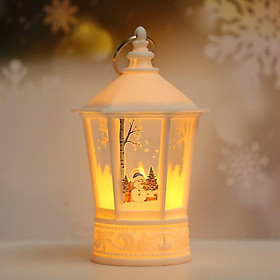 1 Đèn LED Dầu Để Bàn Hình Ông Già Noel / Người Tuyết / Tuần Lộc Trang Trí Tiệc Giáng Sinh
