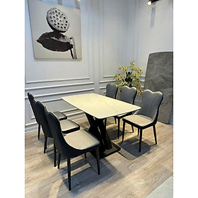 Mua Bộ bàn ăn mặt đá nhập khẩu sang trọng  hiện đại CTL03 Juno Sofa nhiều lựa chọn