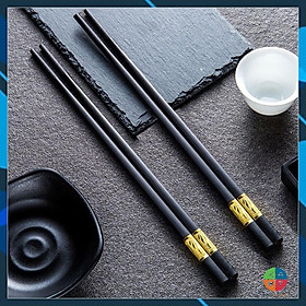 Mua Đũa Mạ Vàng  Bộ 10 Đôi Đũa Mạ Vàng  Bộ Đũa Hợp Kim Hàn Quốc Cao Cấp  Chống Mốc  Bền - Đẹp