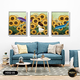 Mua Combo Bộ 3 Tranh Treo Tường Quán Cafe Canvas Khung Gỗ Tranh Phòng Ăn Phòng Ngủ Phòng Bếp Phòng Khách