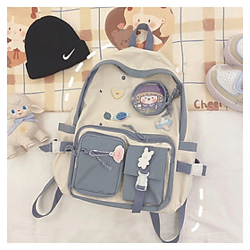 Balo dù ULZZANG dành cho học sinh, sinh viên nam nữ phong cách Hàn Quốc V7834