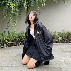 ÁO KHOÁC DÙ NỮ FORM RỘNG,THIẾT KẾ HỌA TIẾT SIÊU NGẦU 