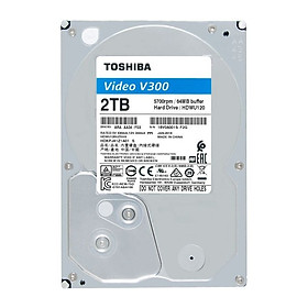 Ổ cứng HDD Toshiba 2TB VideoStream V300 series (64MB) 5700rpm SATA3 HDWU120UZSVA - Hàng Chính Hãng