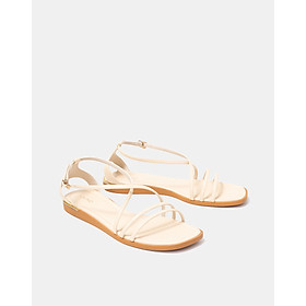 Giày Sandal 3cm Thời Trang JUNO Bệt Dây Đan Chéo SD03058