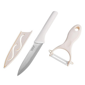 Mua Bộ Dao Có Nắp Đậy Thép Không Gỉ Lock&Lock Cookplus CKK502 - Hàng Chính Hãng - Hapos