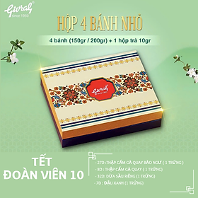 Hộp Bánh Trung Thu Givral Tết Đoàn Viên 10 (150gr)
