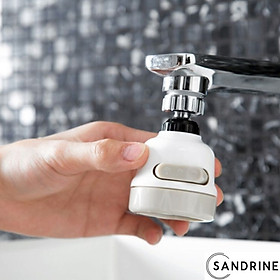 Đầu Vòi Tăng Áp Lực Nước Với 3 Mức Độ Khác Nhau Giúp Tiết Kiệm Nước, Có Thể Xoay 360 Độ - Có 2 Loại Ngắn, Dài Phù Hợp Cho Nhiều Bồn Rửa Chén