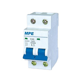 Mua APTOMAT TỰ ĐỘNG 2P-50A/63A/80A/100A ICU 10KA CAO CẤP MPE (MP10-C2)