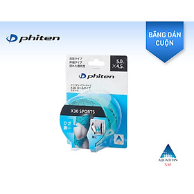 Băng Dán Cơ Thể Thao Cuộn Phiten Power X30 (5.0CMx4.5M) - Phiten Power Tape X30 Sports Roll (5.0CMx4.5M)