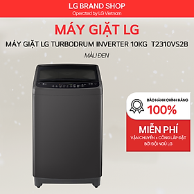 Máy giặt lồng đứng LG Inverter 10kg màu đen T2310VS2B - Hàng Chính Hãng