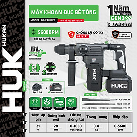 THÂN MÁY KHOAN ĐỤC 28MM BODY G3-R28LUX HUKAN -HÀNG CHÍNH HÃNG