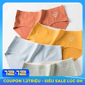 Hộp 4 quần lót nữ y tế kháng khuẩn cotton cao cấp không đường may chống hằn chống viêm nhiễm