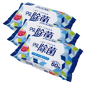 Combo 03 Khăn ướt khử trùng, không mùi Life-do.Plus - Made in Japan