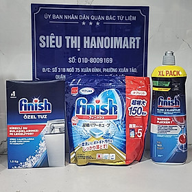 Viên rửa bát Finish Nhật bản 150 viên - Viên finish power cube 150v dùng cho máy rửa bát chén loại nhỏ từ 6 - 8 - 9 -10 bộ bát đĩa