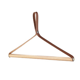 Portable Travel Folding Wooden Hanger, Suitable for Holiday  Vacation Trip RV, Space Saving Clothes Foldable Drying Rack Hanger