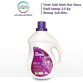 Nước giặt xả 2 trong 1 hương nước hoa Sona Comfort 3.2kg SONAMART lưu hương lâu làm mềm vải tiết kiếm nước