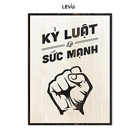 Tranh khẩu hiệu văn phòng LEVU LV012 