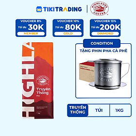 Cà bột Truyền thống Highlands Coffee 1kg