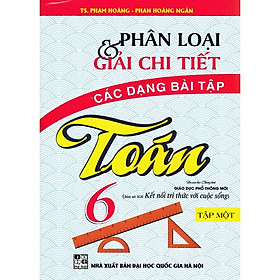 Sách-Phân Loại Và Giải Chi Tiết Các Dạng Bài Tập Toán 6 - Tập 1 (Bám Sát SGK Kết Nối Tri Thức Với Cuộc Sống)