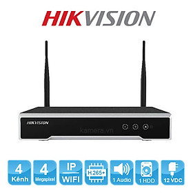 Mua Đầu ghi wifi 4 kênh IP DS-7104NI-K1/W/M  2 ăng ten  vỏ sắt  tối đa 4MP  tách từ KIT (hàng chính hãng )