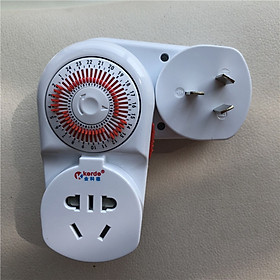 Mua Combo ổ cắm hẹn giờ lập trình bật – tắt điện Kerde V1 và ổ cắm chuyển đổi 3 chân thành 2 chân