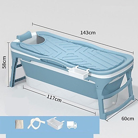 Mua Bồn tắm gấp gọn cho người lớn  gia đình tắm  xông hơi thư giãn chất liệu nhựa PP và Silicon
