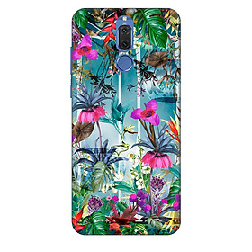 Ốp lưng nhựa cứng nhám dành cho Huawei Nova 2i in hình Nền Hoa