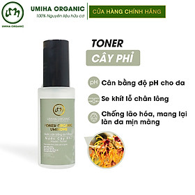 Toner dưỡng da Cây Phỉ hữu cơ UMIHOME 50/100ml cân bằng độ pH, cấp ẩm, se khít lỗ chân lông và phục hồi da